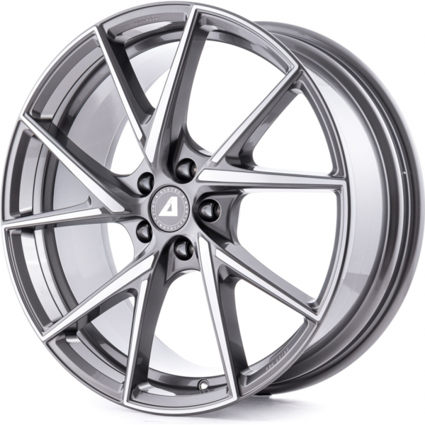 Alutec ADX.01 8.5 R19 PCD:5/112 ET:40 DIA:70.1 Metallic Platinum Front Polished