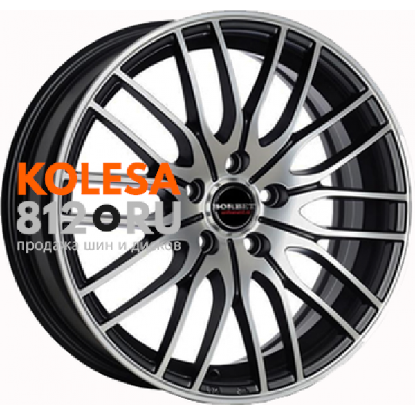 Borbet CW4/5 8.5 R19 PCD:5/112 ET:35 DIA:72.5 Matt black polished