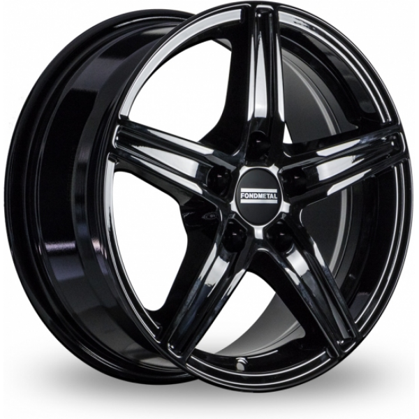 Fondmetal 8 100 6.5 R16 PCD:5/105 ET:38 DIA:56.55 Glossy Black Machined