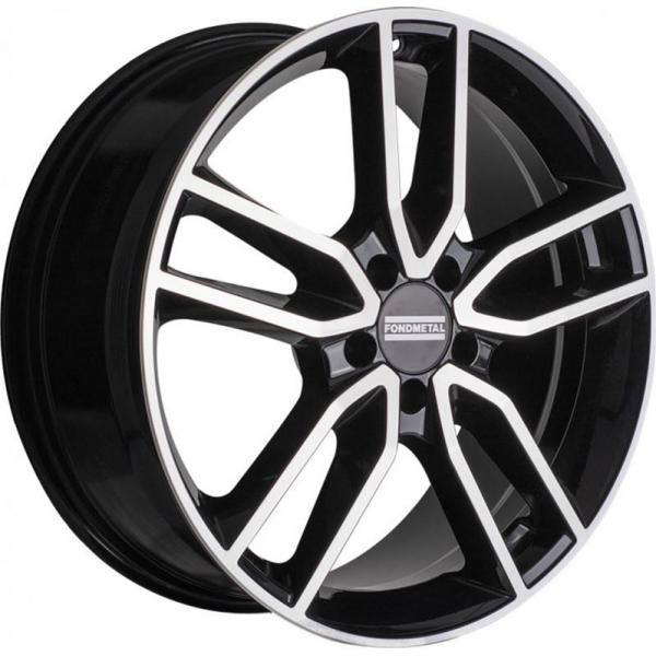 Fondmetal Koros 7.5 R18 PCD:5/112 ET:44 DIA:57.1 Glossy Black Machined