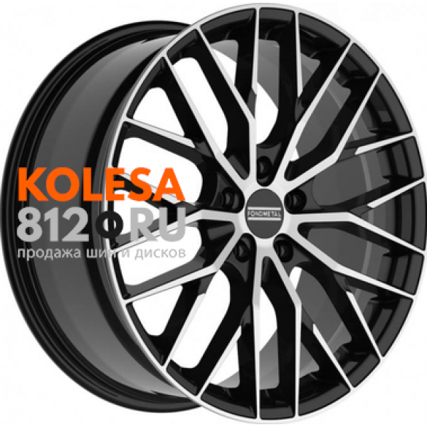 Fondmetal Makhai 10 R21 PCD:5/112 ET:31 DIA:66.5 Gloss Black Machined