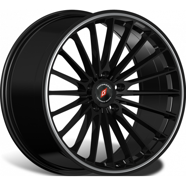 Inforged IFG36 8 R19 PCD:5/112 ET:32 DIA:66.6 Matt Black Undercut Lip