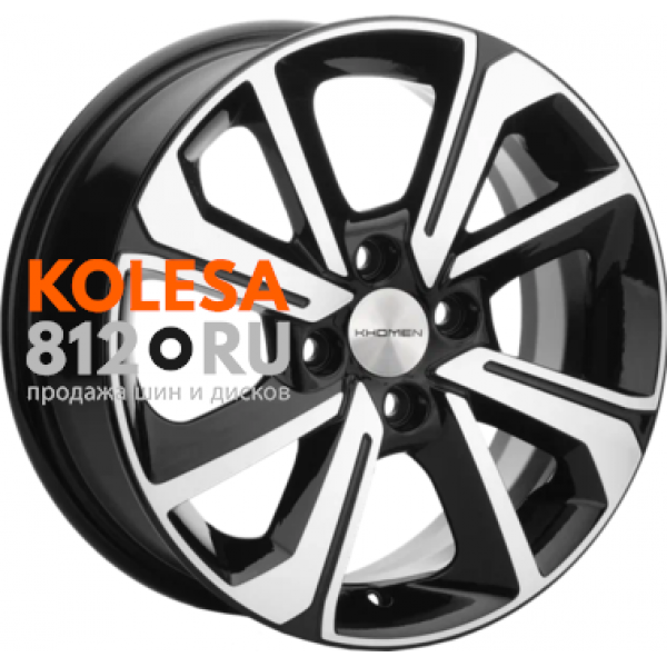 Khomen Wheels KHW1503 6 R15 PCD:4/100 ET:40 DIA:60.1 Black-FP