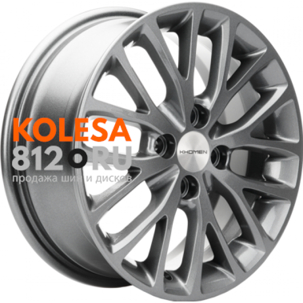 Khomen Wheels KHW1506 (Lada Granta) 6 R15 PCD:4/98 ET:36 DIA:58.6 Gray