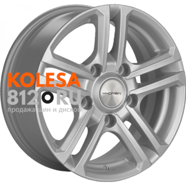 Khomen Wheels KHW1602 6.5 R16 PCD:5/139.7 ET:35 DIA:98.5 F-Silver