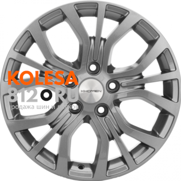 Khomen Wheels KHW1608 6.5 R16 PCD:5/114.3 ET:40 DIA:66.1 Gray