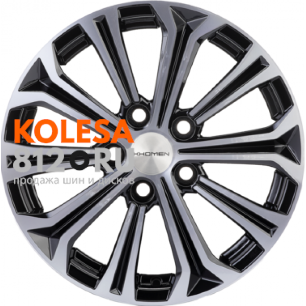 Khomen Wheels KHW1610 6.5 R16 PCD:5/114.3 ET:45 DIA:60.1 Black-FP