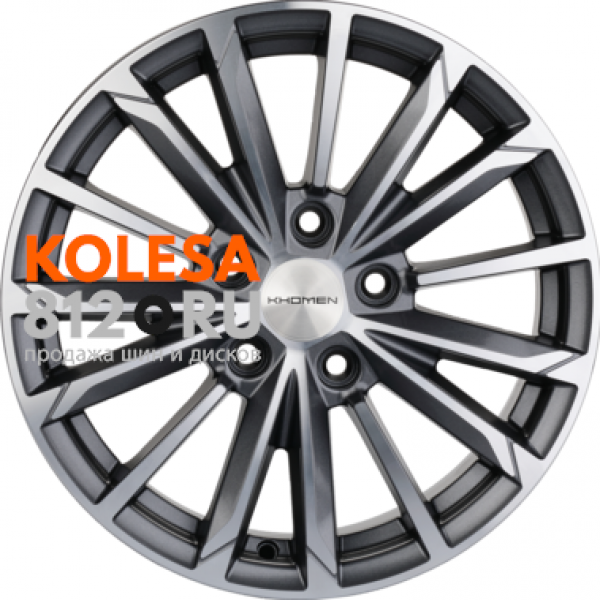 Khomen Wheels KHW1610 6.5 R16 PCD:5/114.3 ET:45 DIA:60.1 Gray-FP