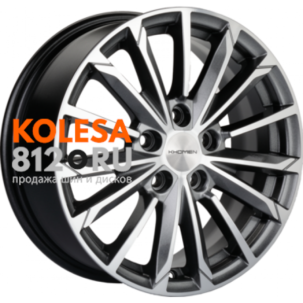 Khomen Wheels KHW1611 (Optima/Soul) 6.5 R16 PCD:5/114.3 ET:47 DIA:67.1 F-Silver-FP