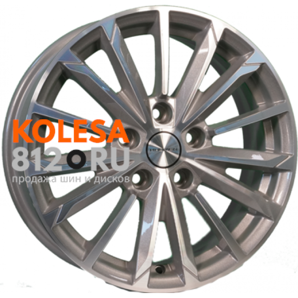 Khomen Wheels KHW1611 6.5 R16 PCD:5/114.3 ET:45 DIA:60.1 F-Silver-FP