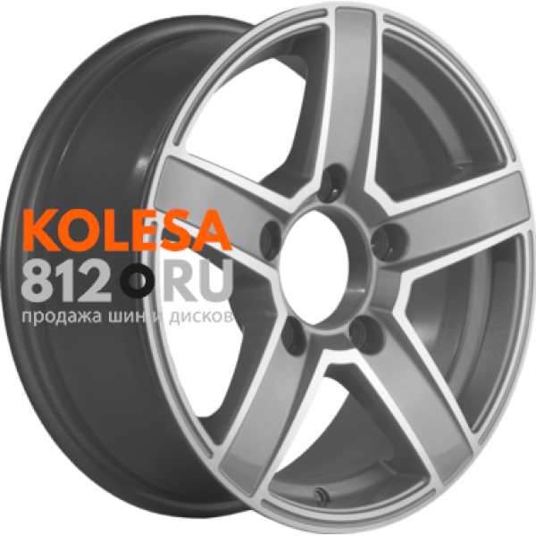 Khomen Wheels KHW1614 6.5 R16 PCD:5/139.7 ET:35 DIA:98.5 F-Silver-FP