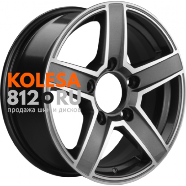 Khomen Wheels KHW1614 6.5 R16 PCD:5/139.7 ET:40 DIA:98.5 Gray-FP