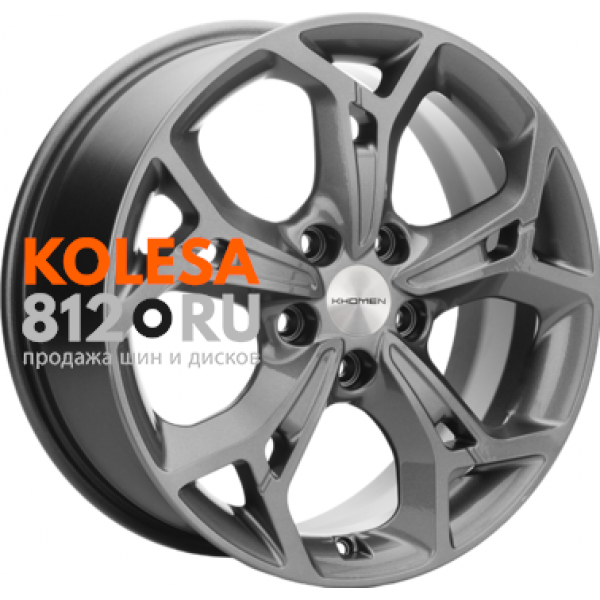 Khomen Wheels KHW1702 7 R17 PCD:5/114.3 ET:39 DIA:60.1 G-Silver