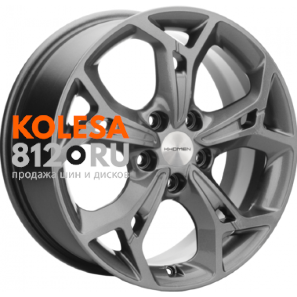 Khomen Wheels KHW1702 7 R17 PCD:5/114.3 ET:45 DIA:66.1 Gray