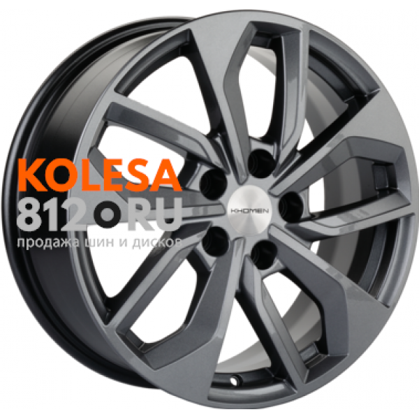 Khomen Wheels KHW1703 7 R17 PCD:5/114.3 ET:39 DIA:60.1 Gray