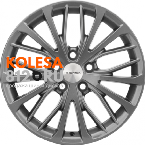 Khomen Wheels KHW1705 (X-Trail) 7 R17 PCD:5/114.3 ET:45 DIA:66.1 Gray