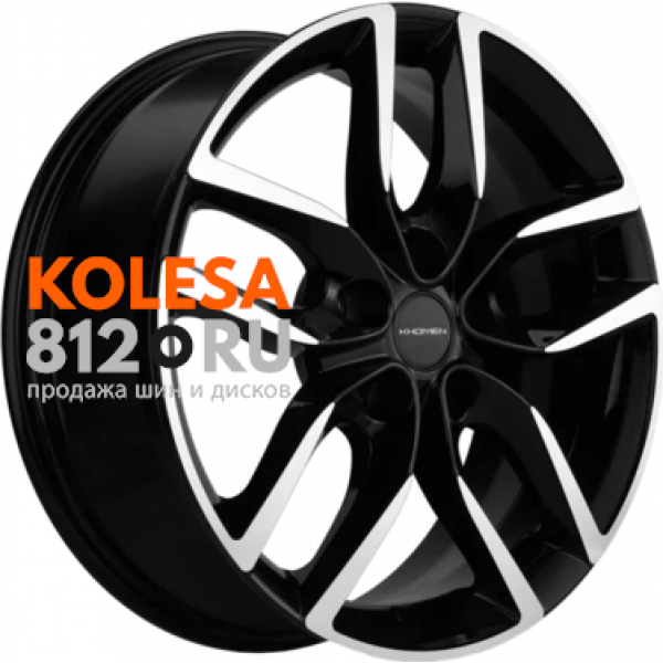 Khomen Wheels KHW1708 6.5 R17 PCD:5/114.3 ET:40 DIA:64.1 Black-FP