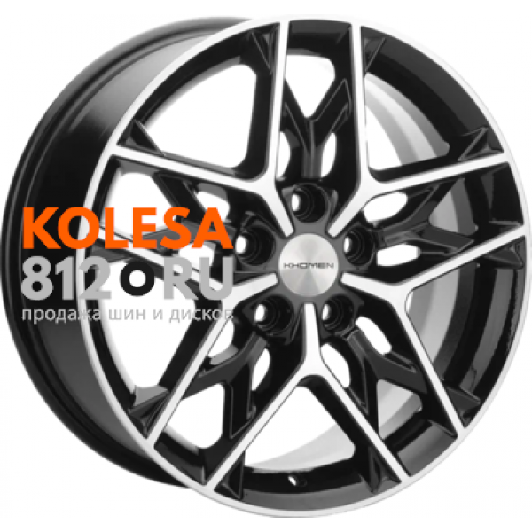 Khomen Wheels KHW1709 7 R17 PCD:5/114.3 ET:48 DIA:67.1 Black-FP