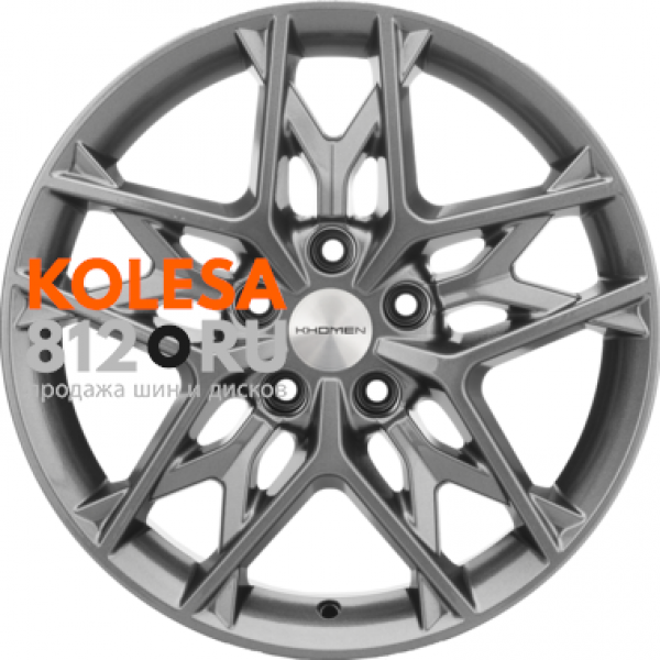 Khomen Wheels KHW1709 7 R17 PCD:5/114.3 ET:50 DIA:67.1 Gray