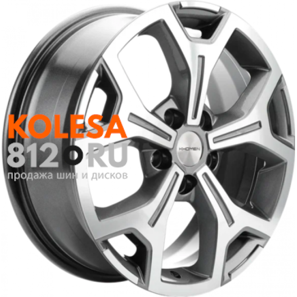 Khomen Wheels KHW1710 7 R17 PCD:5/114.3 ET:37 DIA:66.5 Gray-FP