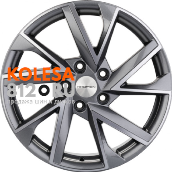 Khomen Wheels KHW1714 7 R17 PCD:5/114.3 ET:47 DIA:66.1 Gray-FP