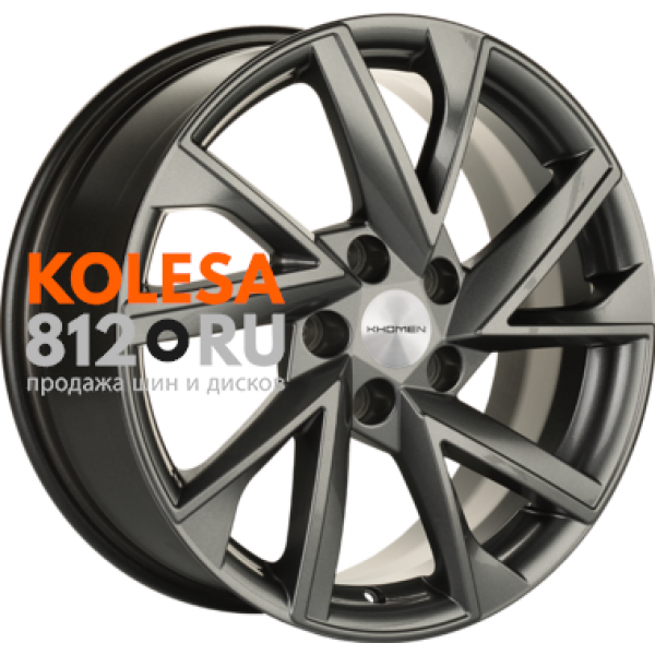 Khomen Wheels KHW1714 7 R17 PCD:5/114.3 ET:39 DIA:60.1 Gray