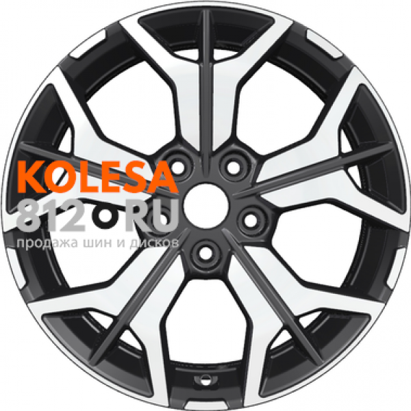 Khomen Wheels KHW1715 (Teana/X-trail) 7 R17 PCD:5/114.3 ET:45 DIA:66.1 Black-FP