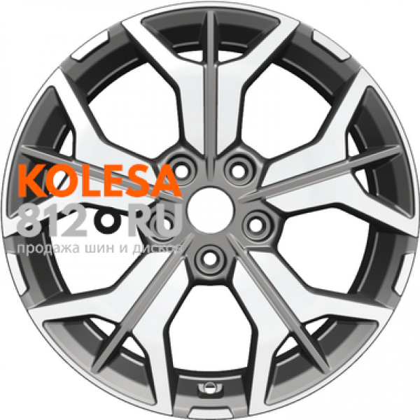 Khomen Wheels KHW1715 (CX-5/i40/X-Trail) 7 R17 PCD:5/114.3 ET:45 DIA:67.1 Gray-FP