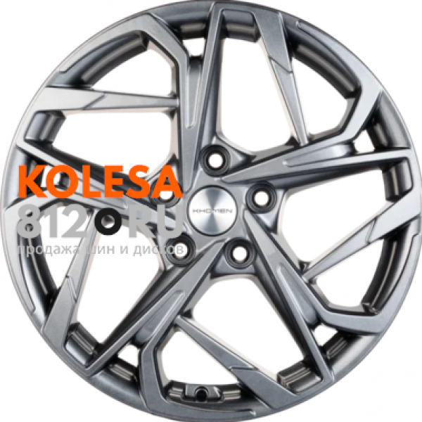 Khomen Wheels KHW1716 (Changan/Geely/Lexus/Toyota) 7 R17 PCD:5/114.3 ET:45 DIA:60.1 Gray