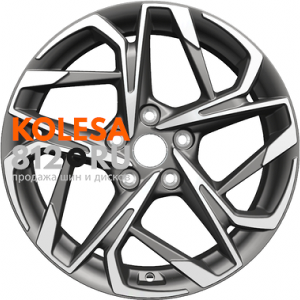 Khomen Wheels KHW1716 7 R17 PCD:5/114.3 ET:51 DIA:67.1 Gray-FP