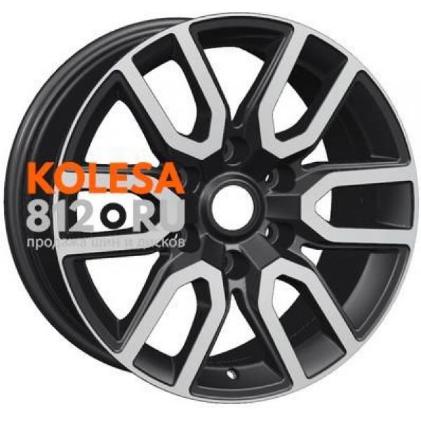 Khomen Wheels KHW1723 8 R17 PCD:6/139.7 ET:30 DIA:106.1 Black-FP