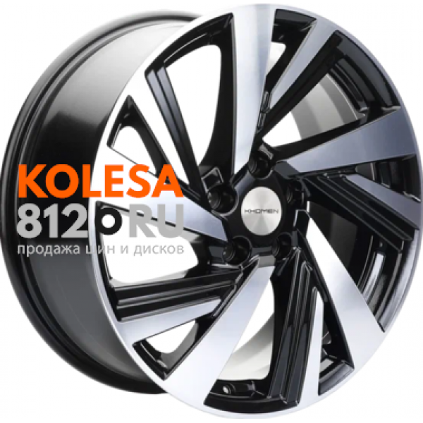 Khomen Wheels KHW1801 7.5 R18 PCD:5/108 ET:40 DIA:60.1 Black-FP