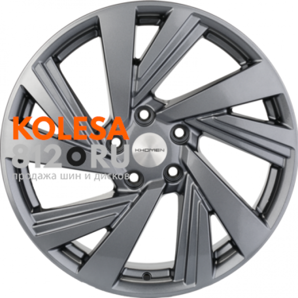 Khomen Wheels KHW1801 7.5 R18 PCD:5/114.3 ET:39 DIA:60.1 G-Silver