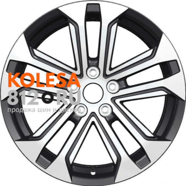 Khomen Wheels KHW1803 (Tucson) 7 R18 PCD:5/114.3 ET:51 DIA:67.1 Black-FP