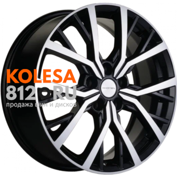 Khomen Wheels KHW1806 7 R18 PCD:5/114.3 ET:45 DIA:60.1 Black-FP