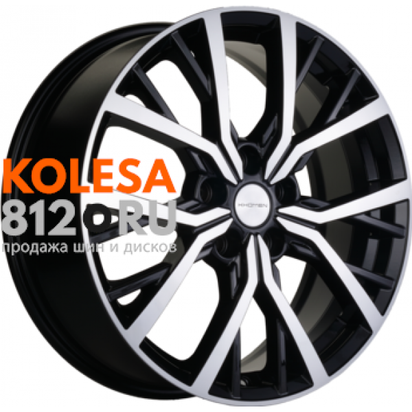 Khomen Wheels KHW1806 7 R18 PCD:5/112 ET:43 DIA:57.1 Black-FP