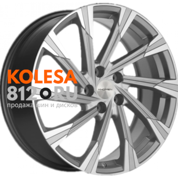 Khomen Wheels KHW1901 (Soul/Seltos/Sonata) 7.5 R19 PCD:5/114.3 ET:49.5 DIA:67.1 Brilliant Silver-FP