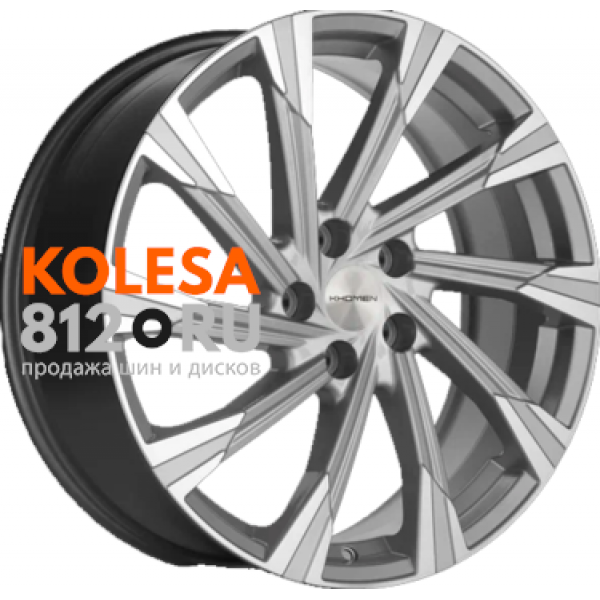 Khomen Wheels KHW1901 7.5 R19 PCD:5/114.3 ET:48 DIA:67.1 Brilliant Silver-FP