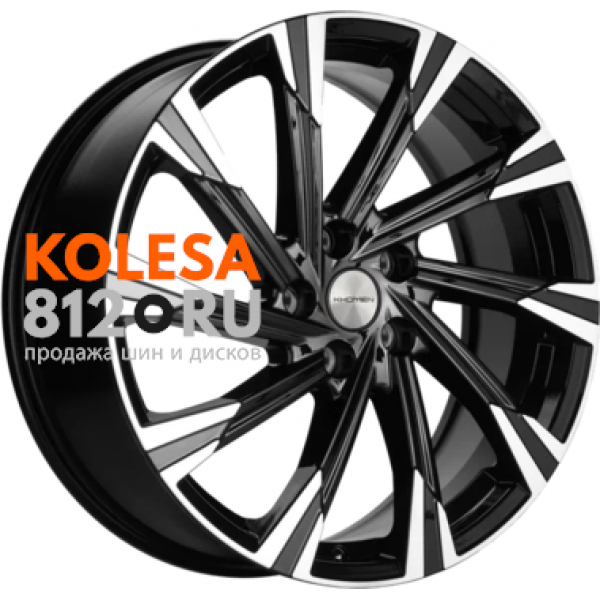 Khomen Wheels KHW1901 7.5 R19 PCD:5/108 ET:46 DIA:63.4 Black-FP