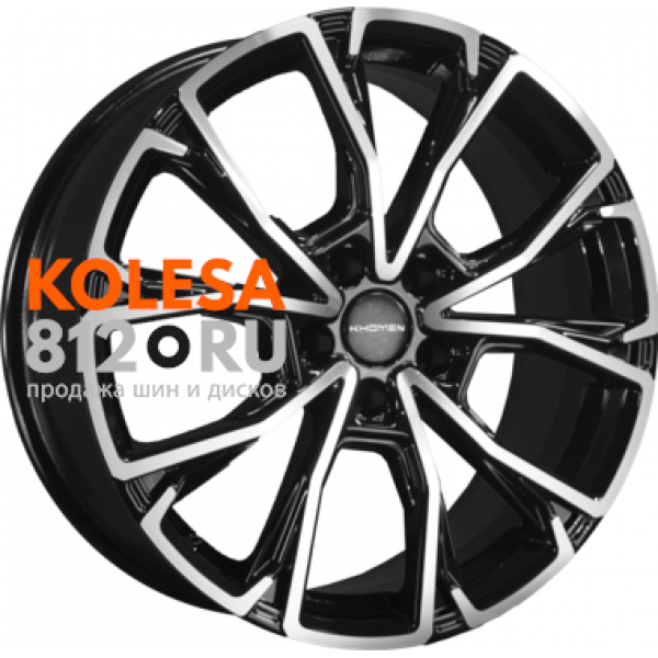 Khomen Wheels KHW1907 7.5 R19 PCD:5/108 ET:47 DIA:60.1 Black-FP