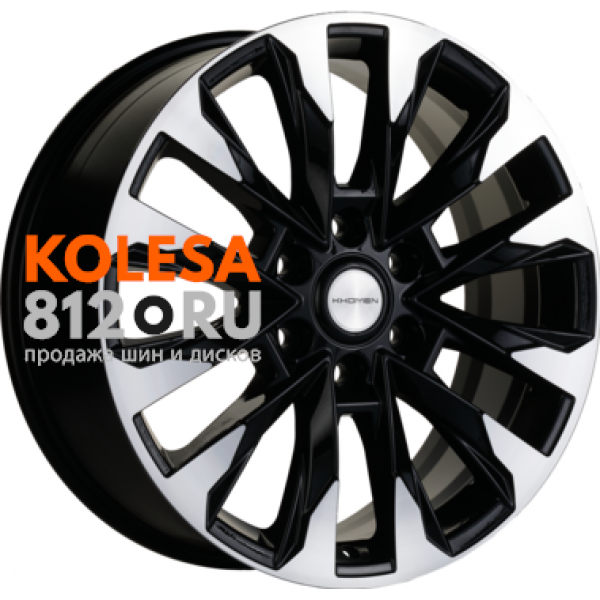 Khomen Wheels KHW2010 8 R20 PCD:6/114.3 ET:45 DIA:66.1 Black-FP