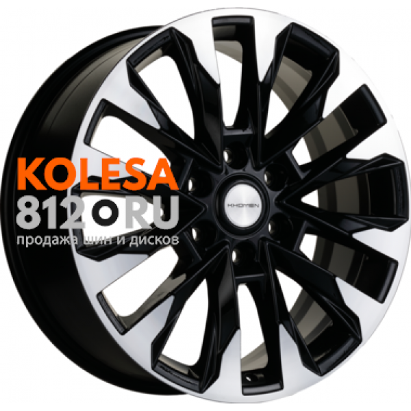 Khomen Wheels KHW2010 (LC 300) 8 R20 PCD:6/139.7 ET:60 DIA:95.1 Black-FP