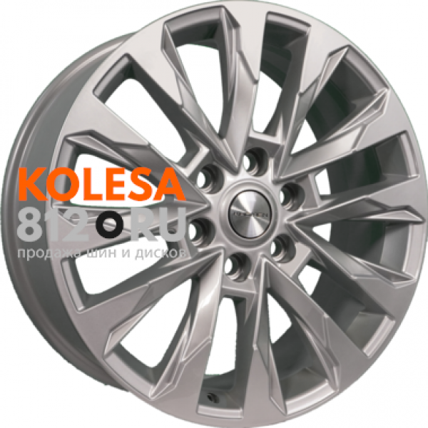 Khomen Wheels KHW2010 8 R20 PCD:6/139.7 ET:60 DIA:95.1 Brilliant silver