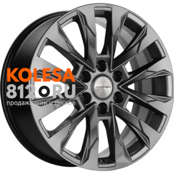 Khomen Wheels KHW2010 8 R20 PCD:6/139.7 ET:60 DIA:95.1 Gray