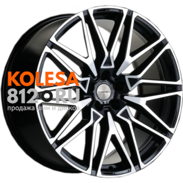 Khomen Wheels KHW2103 (Q8) 10.5 R21 PCD:5/112 ET:20 DIA:66.6 Black-FP