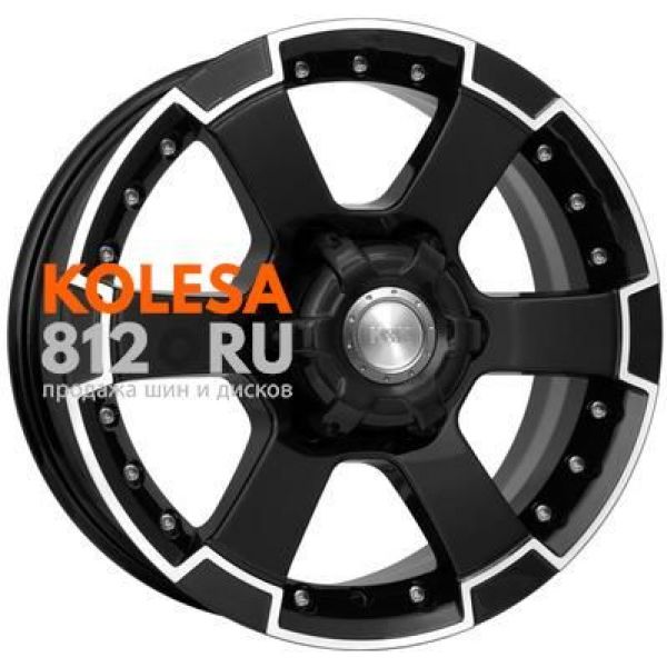 КиК M56 7 R16 PCD:6/139.7 ET:20 DIA:110.1 Алмаз Черный