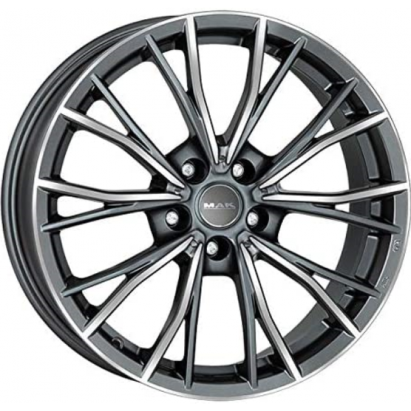 Mak Mark 7.5 R18 PCD:5/120 ET:45 DIA:72.6 Gunmetal Mirror Face