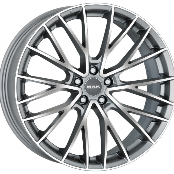 Mak Speciale 8.5 R19 PCD:5/112 ET:25 DIA:66.45 Graphite Mirror Face