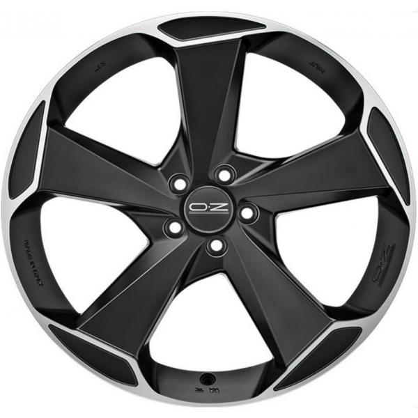 OZ Racing Aspen HLT 9 R21 PCD:5/112 ET:50 DIA:79 MATT BLACK DIAMOND CUT