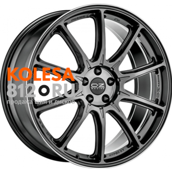 OZ Racing Hyper XT HLT 10.5 R20 PCD:5/112 ET:26 DIA:66.46 Star Graphite Diamond Lip